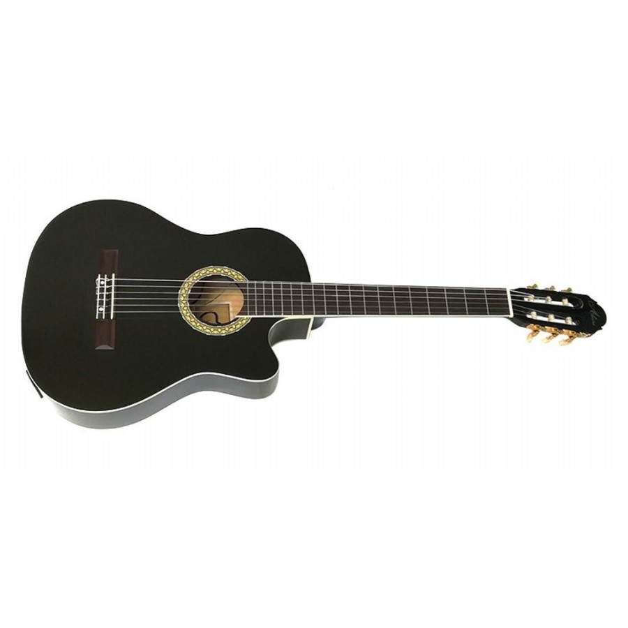 Almira MG917CE Black Elektro Klasik Gitar