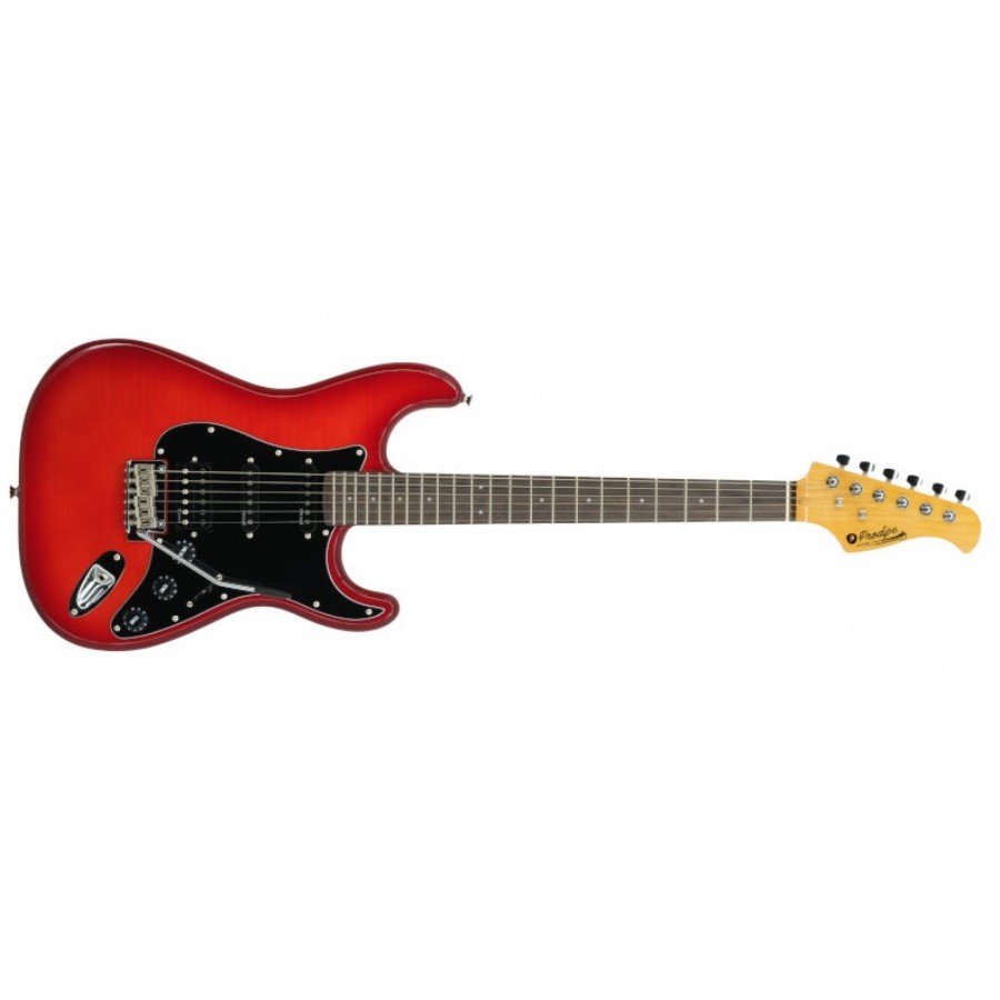 Prodipe ST93 ALDER Trans Red Elektro Gitar
