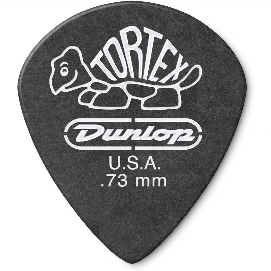 Jim Dunlop Tortex Pitch Black JAZZ III Pick 0.73 mm Pena
