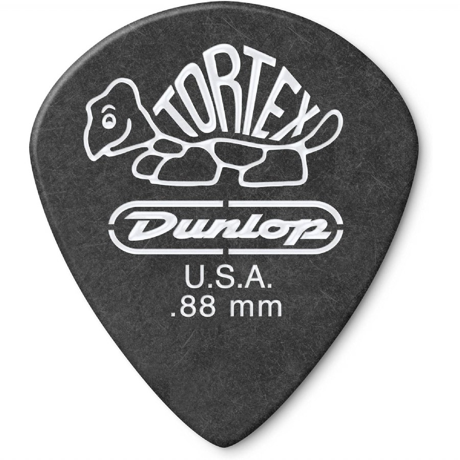 Jim Dunlop Tortex Pitch Black JAZZ III Pick 0.88 mm Pena