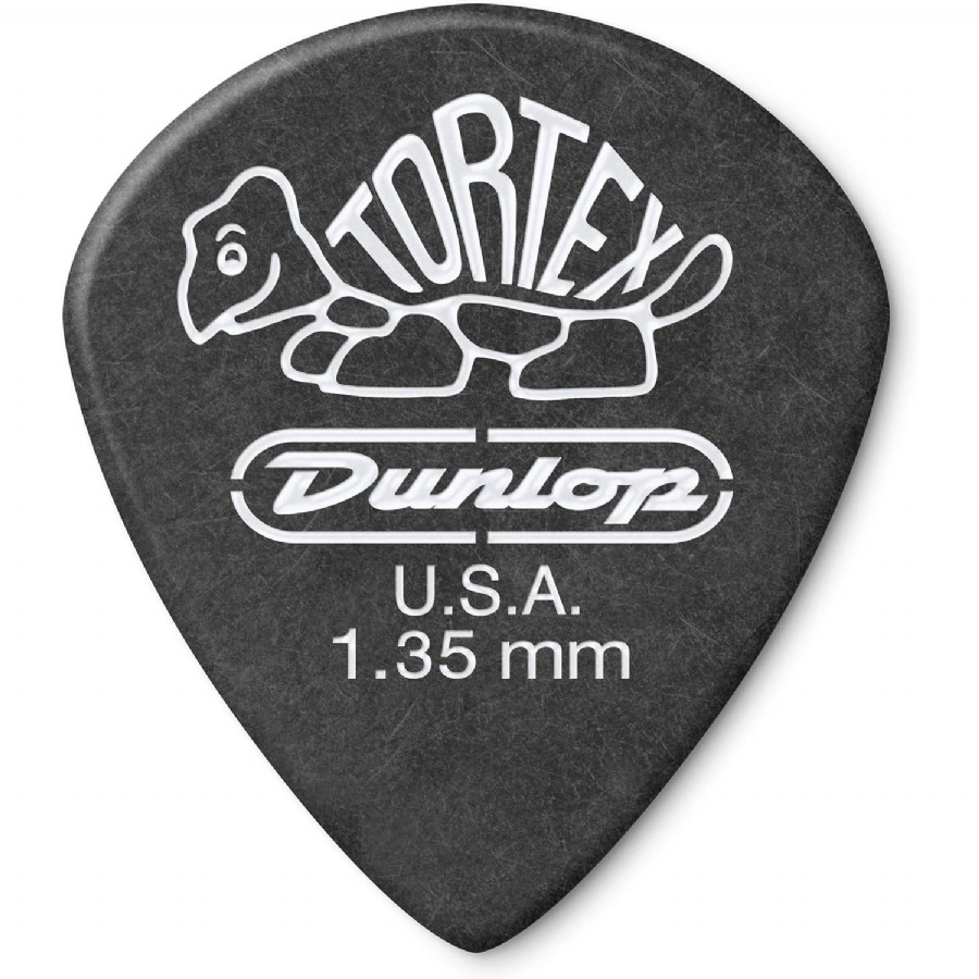 Jim Dunlop Tortex Pitch Black JAZZ III Pick 1.35 mm Pena