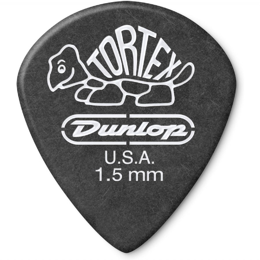 Jim Dunlop Tortex Pitch Black JAZZ III Pick 1.50 mm Pena