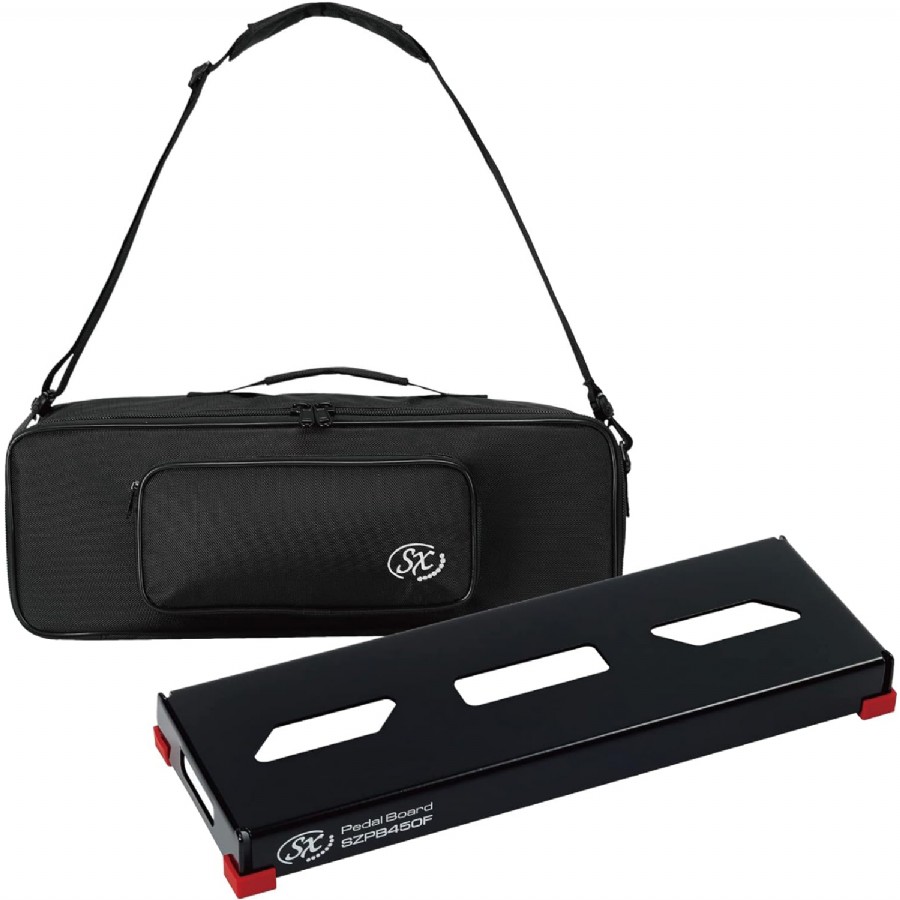 SX SZPB450FBK Xtra Small Flat Pedal Board & Çanta