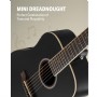 Donner DAT-110D Dreadnought Naturel Akustik Gitar Seti