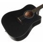 Ibanez AW1040CE Artwood Series WK - Weathered Black Open Pore Elektro Akustik Gitar