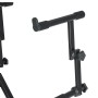 Gator GFW-KEY-5100X 2 Tier X Style Keyboard Stand black Çift Katlı Klavye Standı