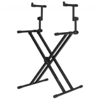 Gator GFW-KEY-5100X 2 Tier X Style Keyboard Stand black