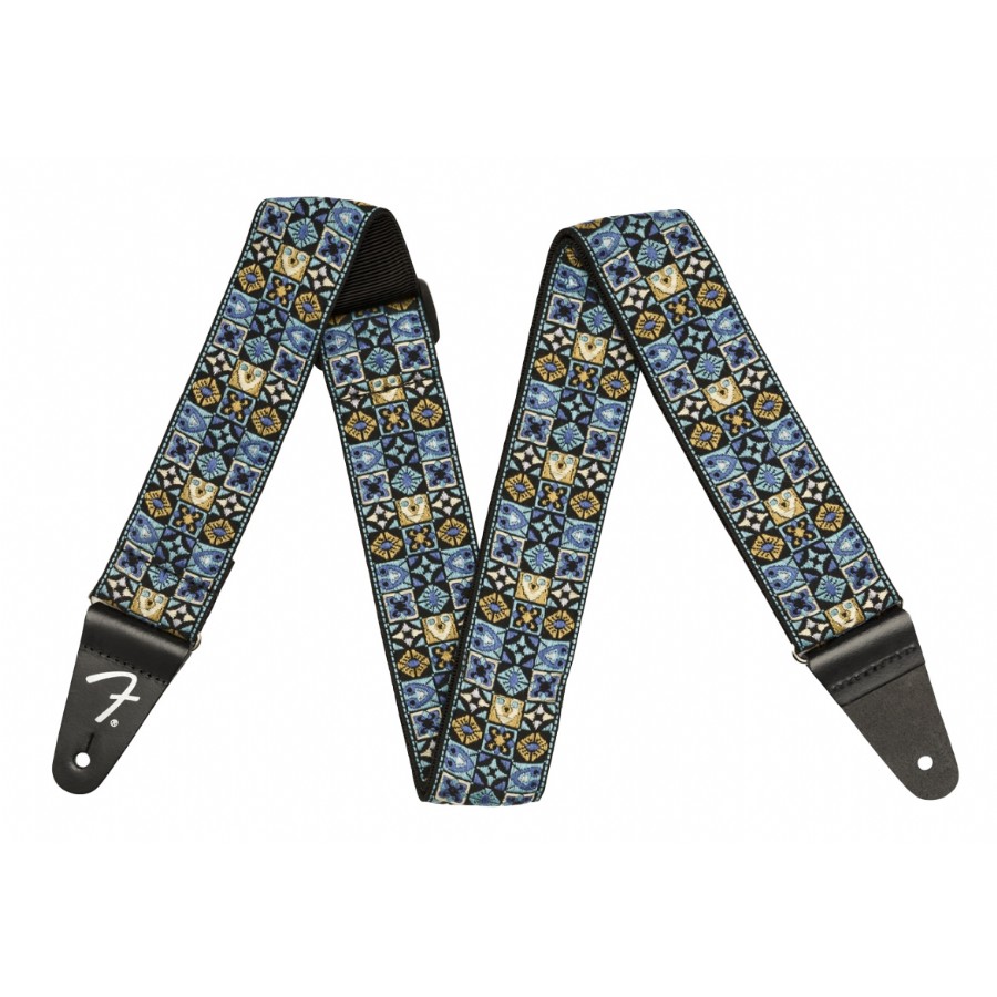 Fender Festival Straps Blue Mosaic Gitar Askısı