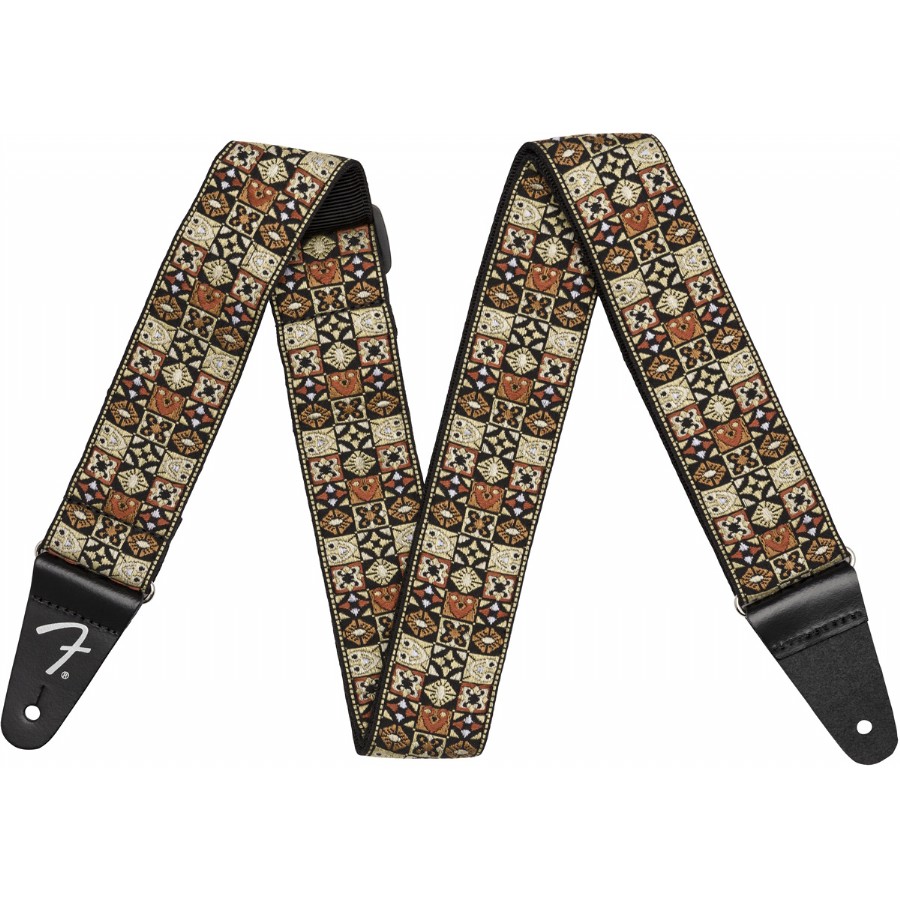 Fender Festival Straps Tan Mosaic Gitar Askısı