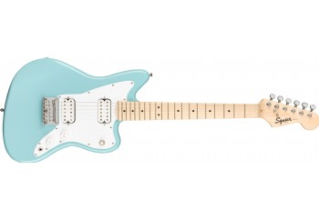 Squier MINI JAZZMASTER HH Daphne Blue - Maple -  Elektro Gitar