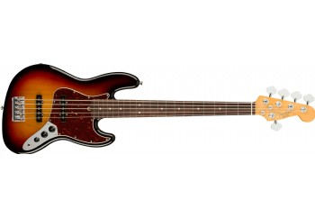 Fender American Professional II Jazz Bass V 3-Color Sunburst - Rosewood - 5 Telli Bas Gitar