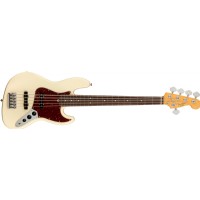 Fender American Professional II Jazz Bass V Olympic White - Rosewood