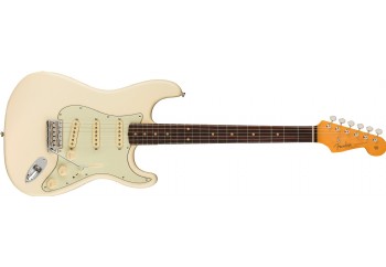 Fender American Vintage II 1961 Stratocaster Olympic White - Slab Rosewood - Elektro Gitar