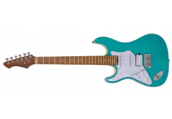 Aria 714-MK2-L Fullerton TQBL (Turqoise Blue) -  Solak Elektro Gitar