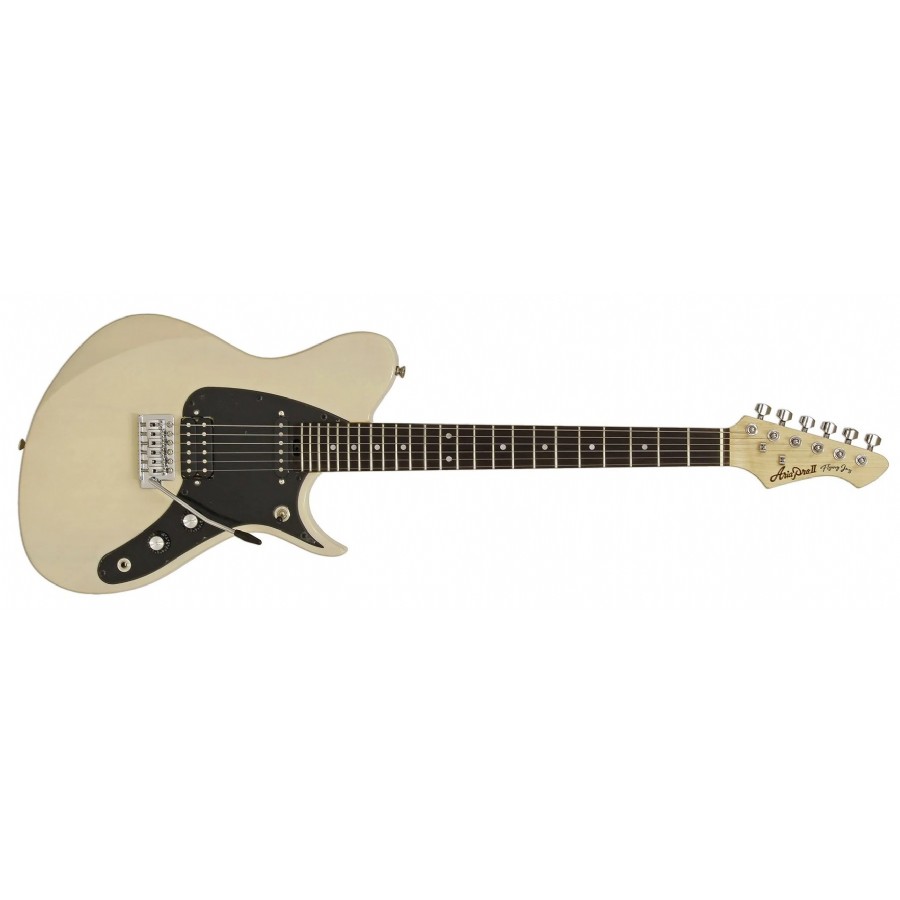 Aria Pro-II J-B’tone – Baritone SVW (See-Through Vintage White) Elektro Gitar