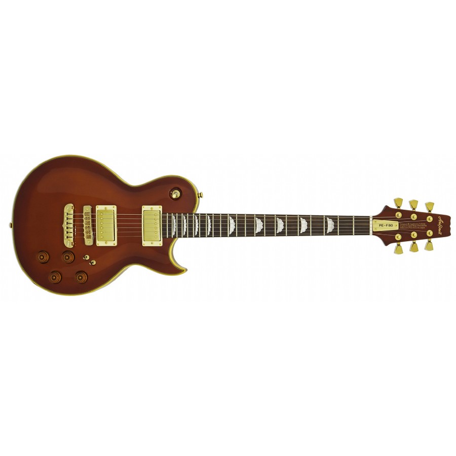 Aria Pro-II PE-F80 SBR (Stained Brown) Elektro Gitar