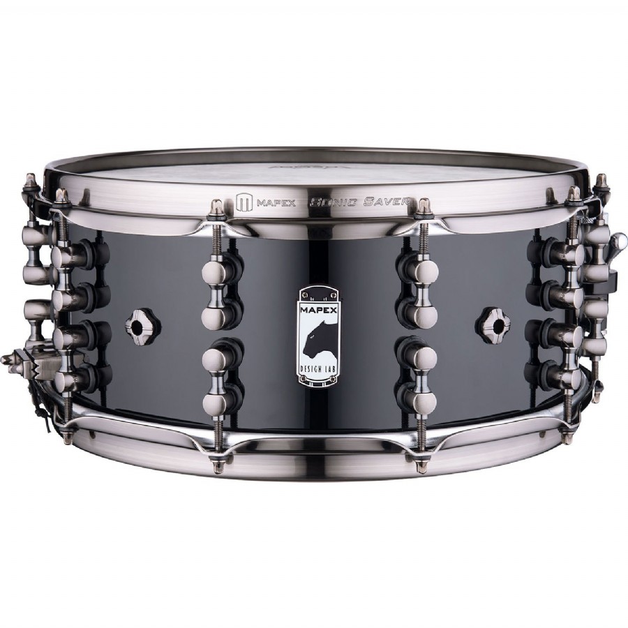 Mapex BPDLMH4600-LPB Black Panther Design Lab Maximus Snare Drum Piano Black 14x 6 Trampet