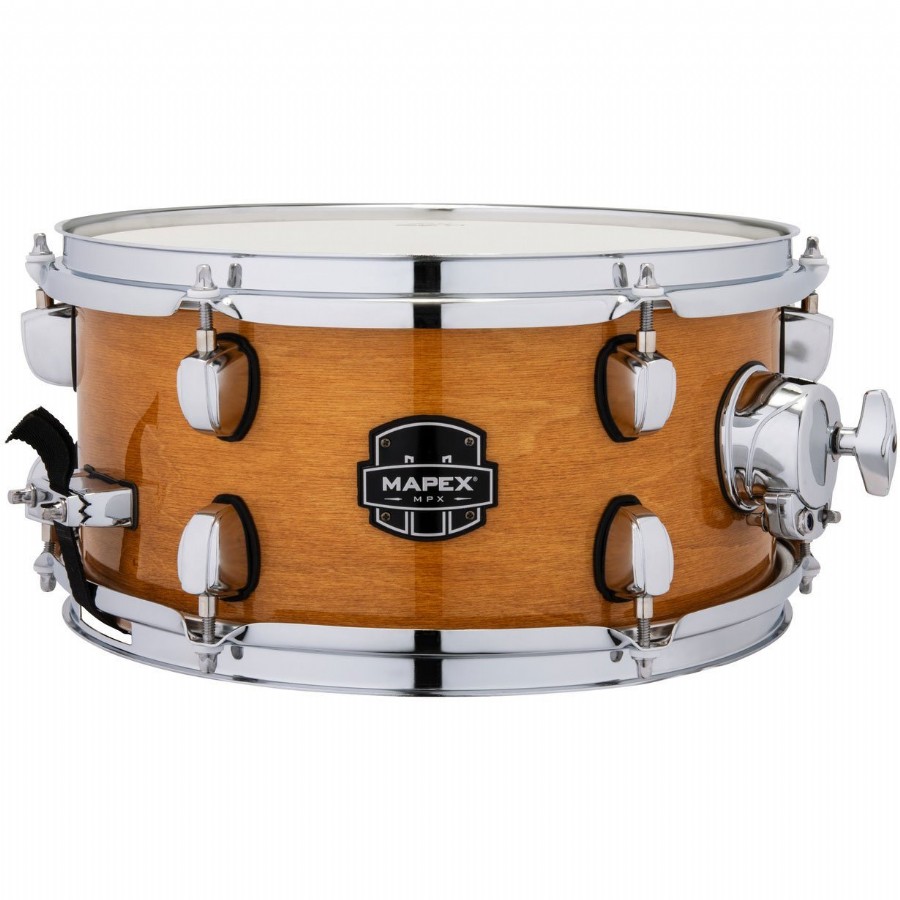 Mapex MPX Maple/Poplar Snare Drum - MPNMP2600CNL Trans Natural 12x6 Trampet