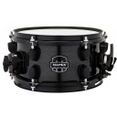 Mapex MPX Maple/Poplar Side Snare Drum - MPNMP0550 Transparent Midnight Black