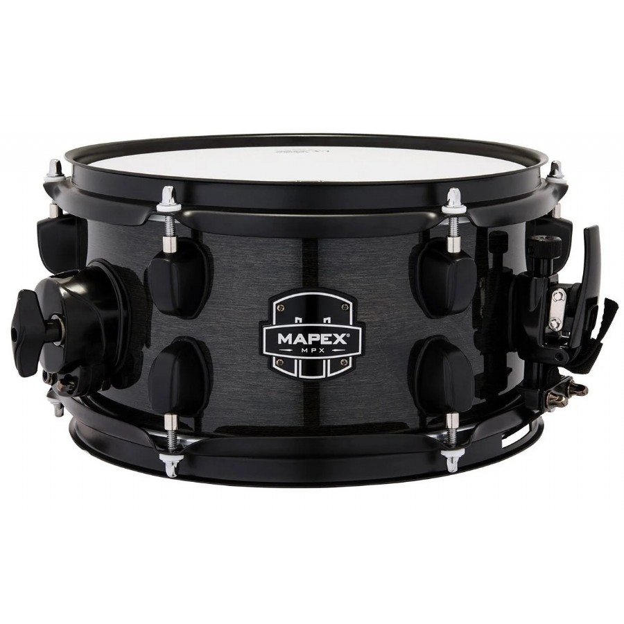 Mapex MPX Maple/Poplar Side Snare Drum - MPNMP0550 Transparent Midnight Black 10x55 Trampet