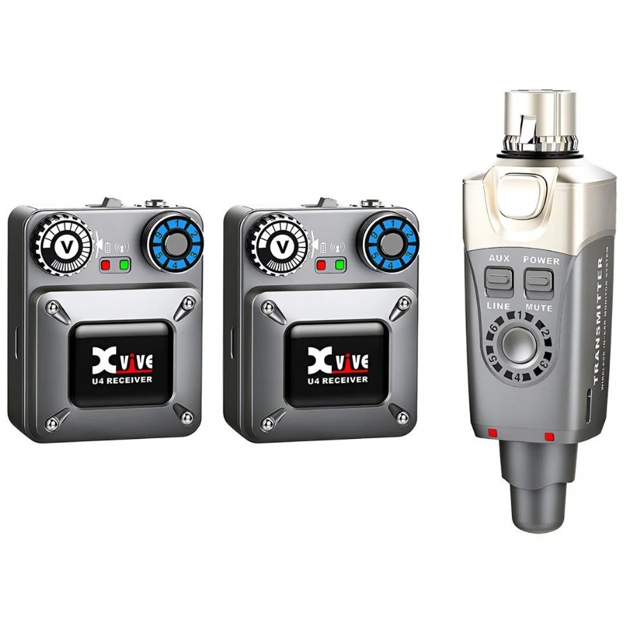 Xvive U4R2 Wireless In-Ear Monitor System Kablosuz Kulak İçi Monitör Sistemi