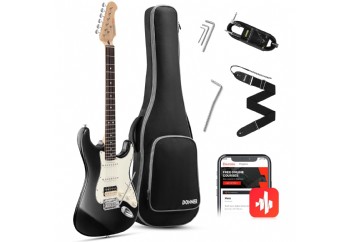 Donner Seeker Series DST-400 Black - Elektro Gitar Seti