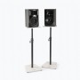 On Stage SMS7500B Wood Studio Monitor Stands (Black, Pair) White 2'li Stüdyo Monitörü Standı