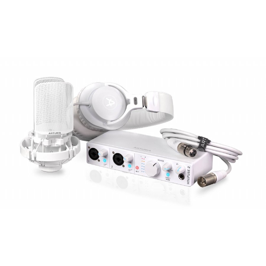 Arturia MiniFuse Recording Pack Beyaz Kayıt Paketi