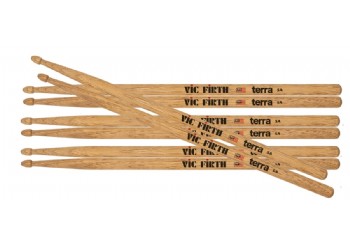 Vic Firth American Classic 5AT Terra Series Drumsticks 4 Lü Paket -  5A Baget