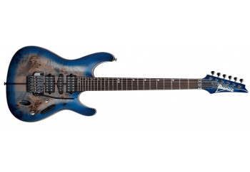 Ibanez S1070PBZ CLB - Cerulean Blue Burst - Elektro Gitar