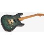 Sire Larry Carlton S10 HSS Transparent Green Elektro Gitar