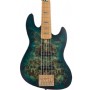 Sire Marcus Miller V10 5 Strings Transparent Green Satin 5 Telli Bas Gitar