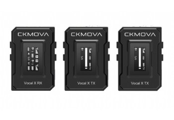 CKMOVA VOCAL X V2 2.4Ghz Ultra-Compact Dual-Channel Wireless Mic - Telsiz Mikrofon Sistemi (Wireless-Kablosuz)