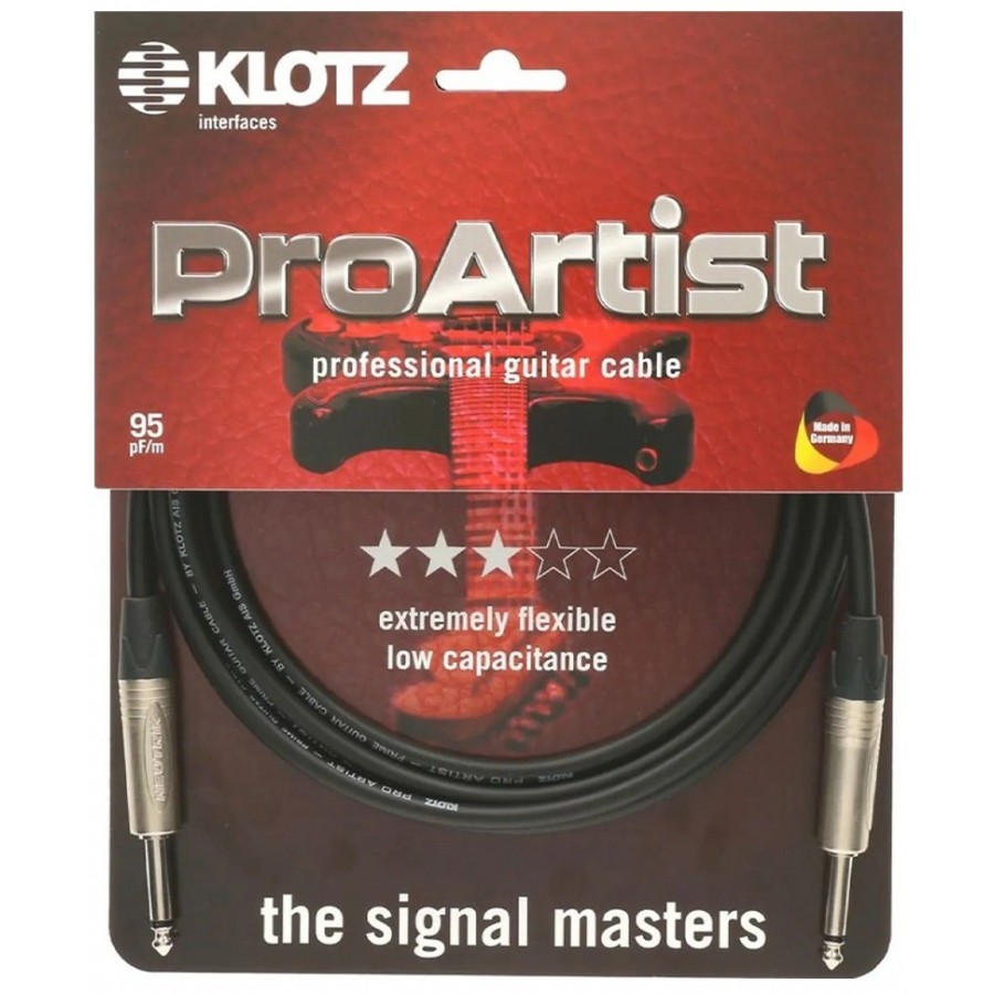 Klotz ProN045PP Pro Artist Neutrik Uçlu Enstrüman Kablosu 4.5 metre