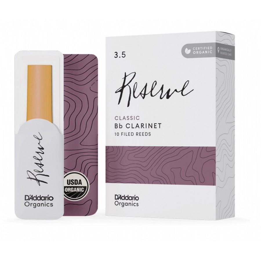 Rico Royal By Daddario Organic Reserve Classic No:3.5 Bb Clarinet Reeds No:2 Bb Klarnet Kamışı (10'lu Paket)