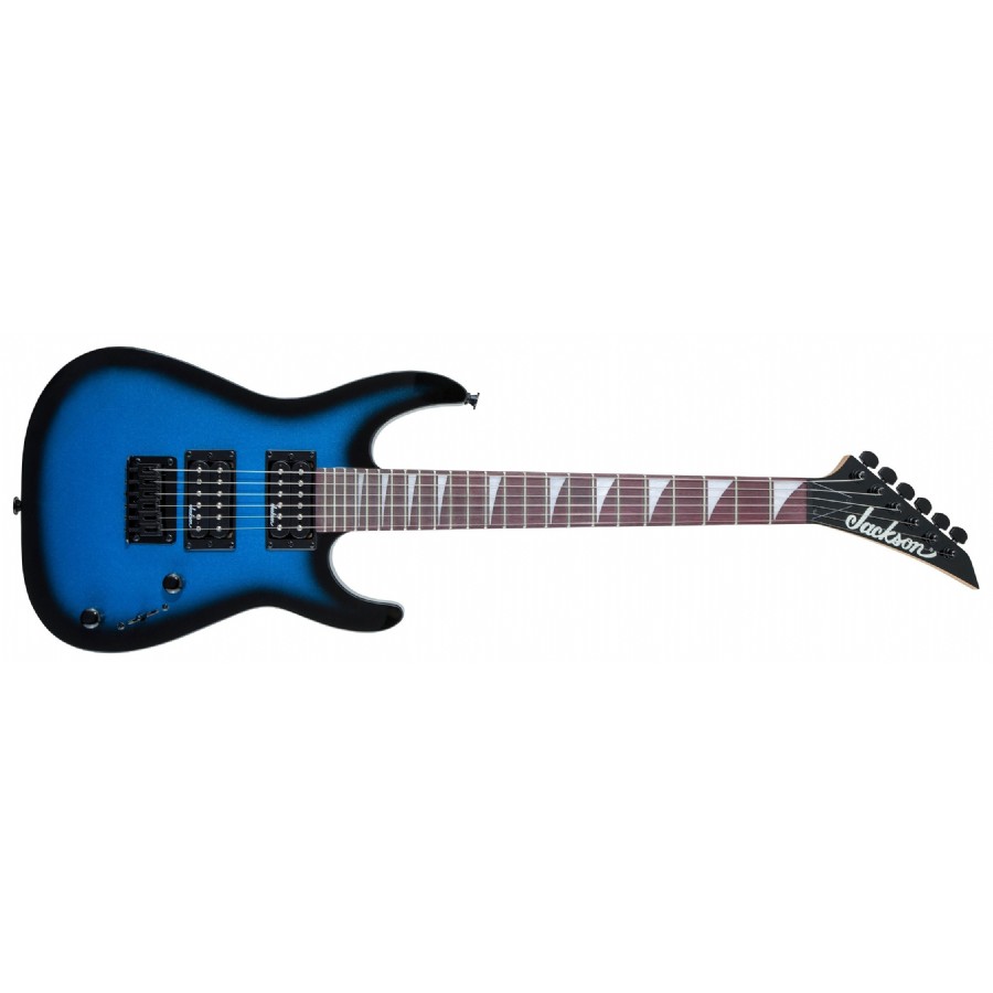 Jackson JS Series Dinky Minion JS1X Metallic Blue Burst - Amaranth Elektro Gitar