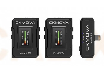 CKMOVA Vocal X V6 2.4 Ghz Dual-Channel Wireless Mic - Telsiz Mikrofon Sistemi (Wireless-Kablosuz)