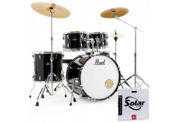 Pearl RS505BC C31 - Siyah - Roadshow Aksamlı ve Zilli Akustik Davul Seti