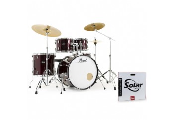 Pearl RS505BC C91 - Bordo -  Roadshow Aksamlı ve Zilli Akustik Davul Seti