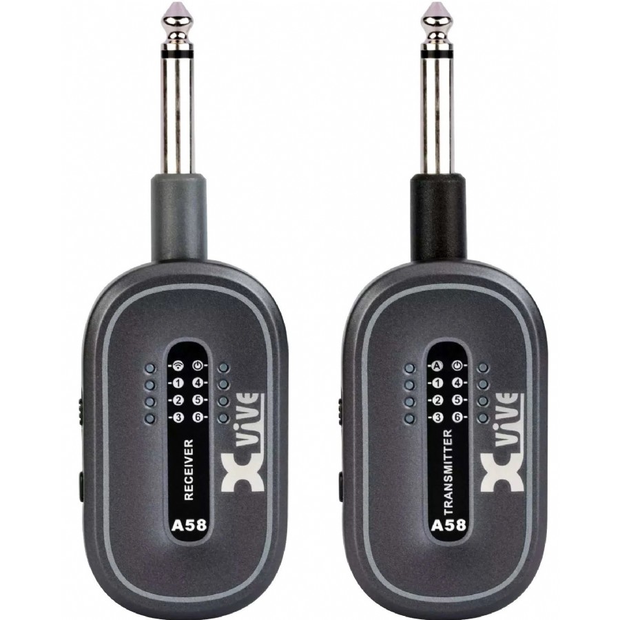 Xvive A-58 Guitar Wireless System Black Telsiz Gitar Sistemi (Wireless-Kablosuz)