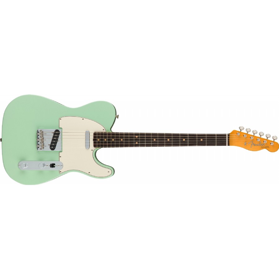 Fender American Vintage II 1963 Telecaster Surf Green - Round-Laminated Rosewood Elektro Gitar