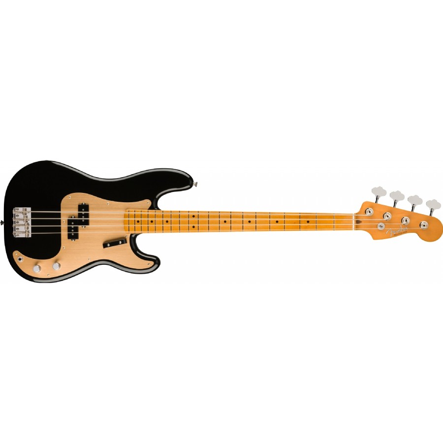 Fender Vintera II 50s Precision Bass Black - Maple Bas Gitar