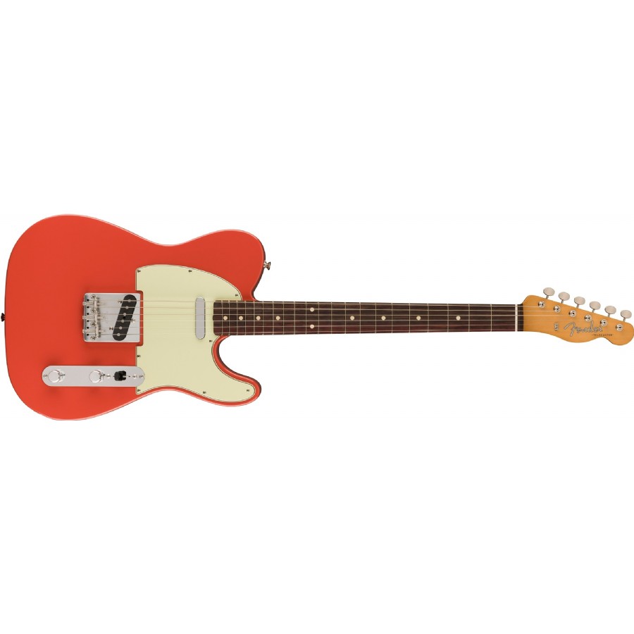 Fender Vintera II 60s Telecaster Fiesta Red - Slab Rosewood Elektro Gitar