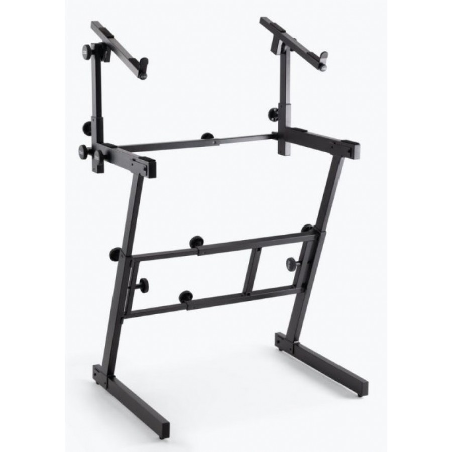 On Stage KS7365EJ Folding-Z Keyboard Stand with Second Tier 2 Katlı Org Standı