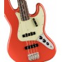 Fender Vintera II 60s Jazz Bass Fiesta Red - Slab Rosewood Bas Gitar