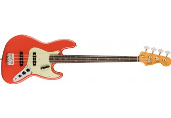 Fender Vintera II 60s Jazz Bass Fiesta Red - Slab Rosewood - Bas Gitar