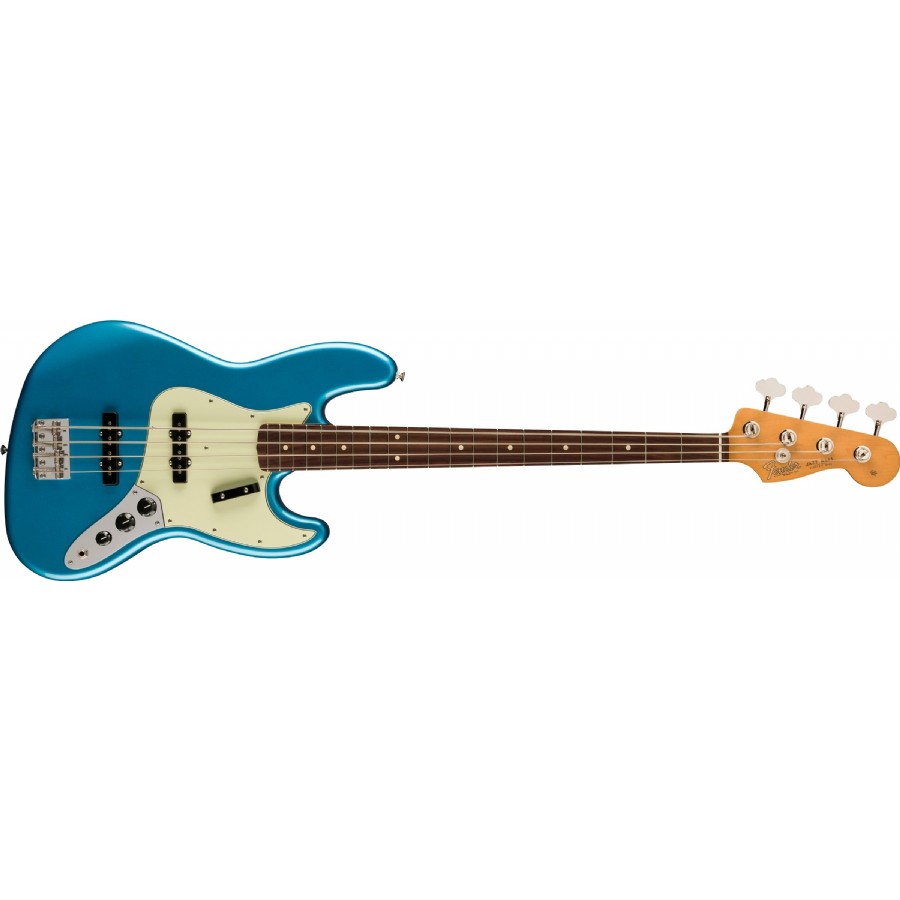 Fender Vintera II 60s Jazz Bass Lake Placid Blue - Slab Rosewood Bas Gitar