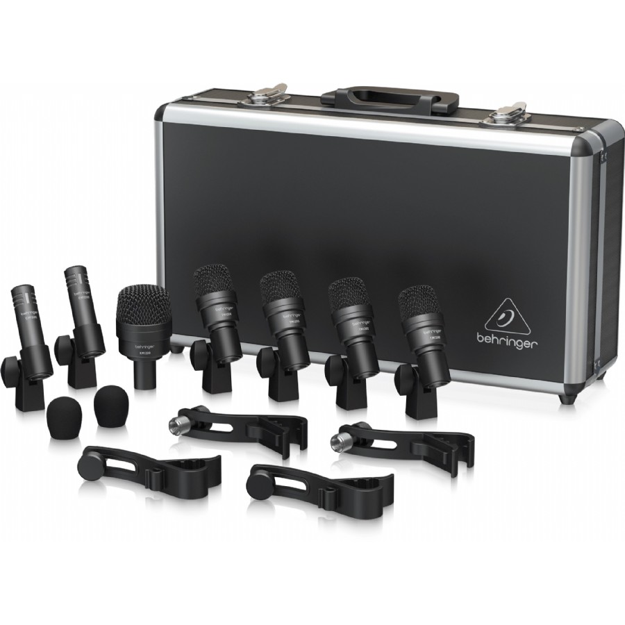 Behringer BC1200 Professional 7-piece Drum Microphone Set Davul Mikrofon Seti