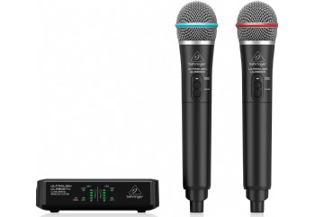 Behringer ULM302MIC Wireless Dual Handheld Microphone System - Telsiz Mikrofon Sistemi (Wireless-Kablosuz)