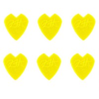 Jim Dunlop 47PKH3NYS Kirk Hammett Jazz III Pick Yellow Glitter 6 Adet